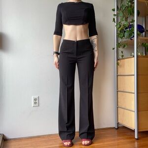 Cambio black high waisted straight leg pant - brand new with tags